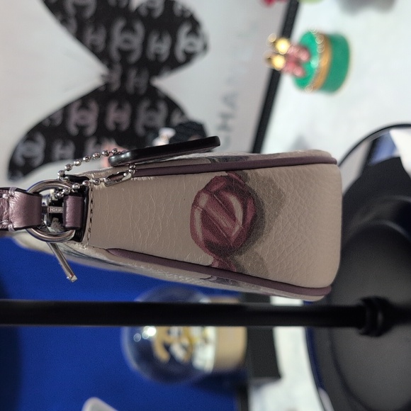 Coach Nolita 19 With Candy Print Pebbled Leather Chalk/Jasmine - NEW🔥